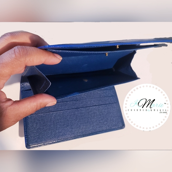 Authentic LOUIS VUITTON.                  Pochette Port Monet Credy Epi - Picture 7 of 10